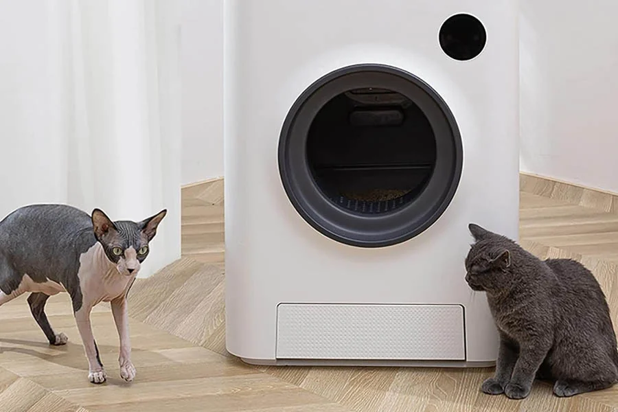 how does the litter robot work