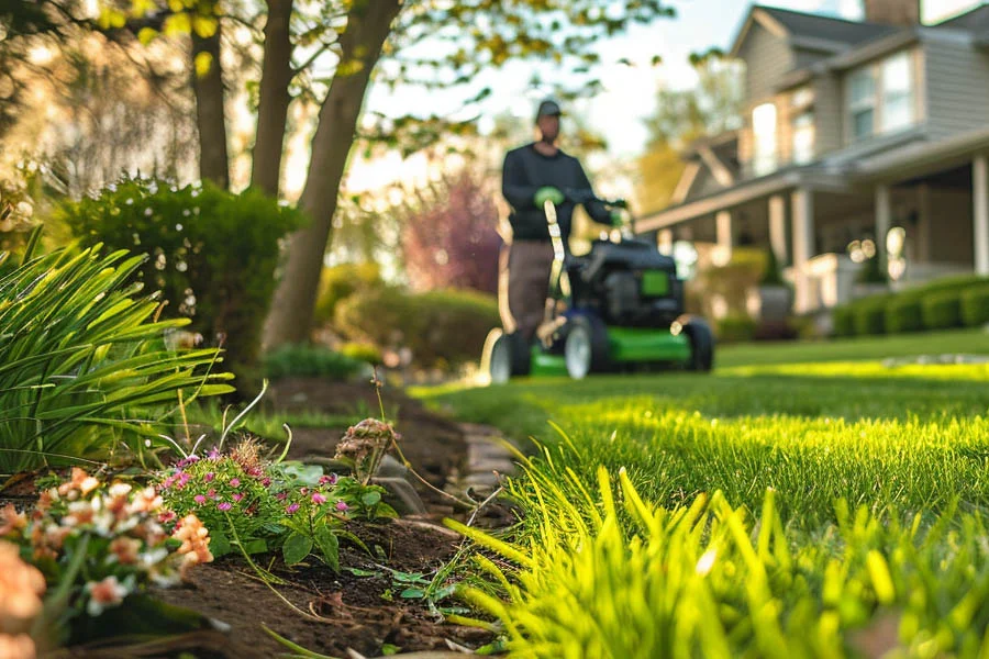 small electric grass mower