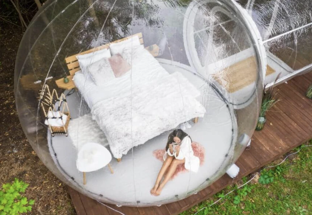 clear bubble tent outdoor shelter